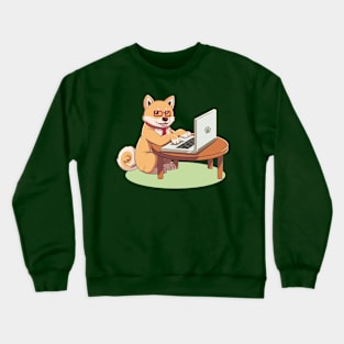 Office Dog (Brown) Crewneck Sweatshirt